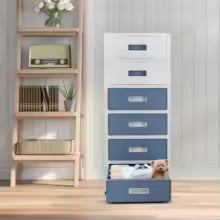 Organizer mit 6 Schubladen auf 6 Ebenen